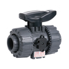 Ball valve Series: VKDIC PVC-C/PTFE/EPDM Full bore Handle PN16 Glued sleeve 50mm DN40